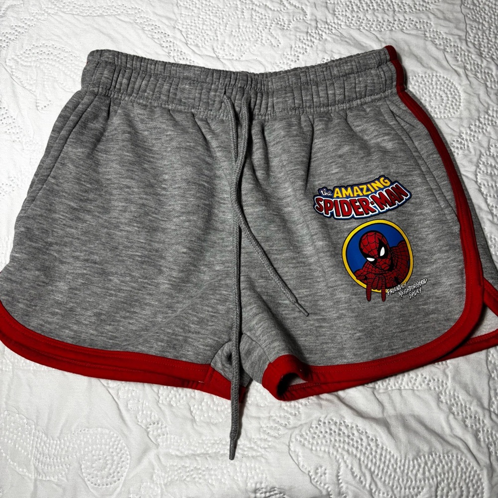 Marvel Gray Sweatpant shorts